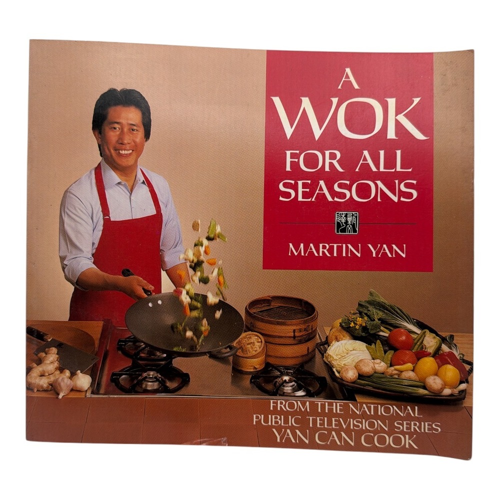A Wok For All Seasons Martin Yan Paperback Yan Can Cook 1989 EUC
